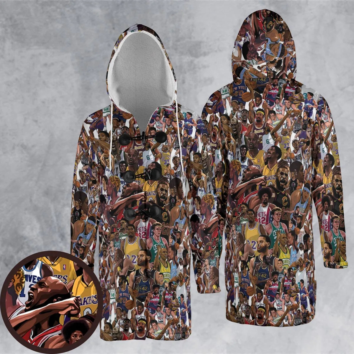 Hooded Cloak Coat - 9XAU1H3C