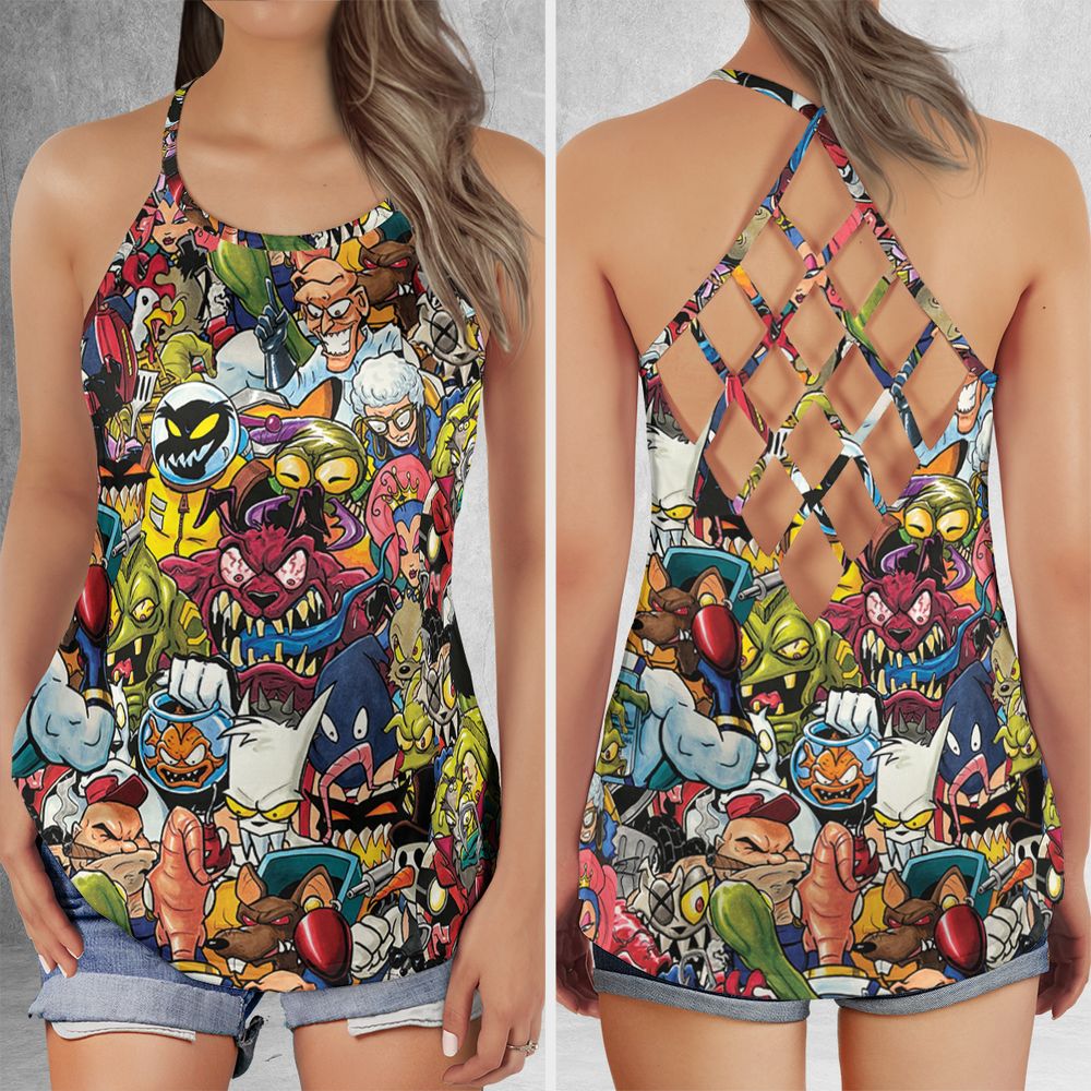 Criss Cross Tank Top - XTVG272C -  - 1