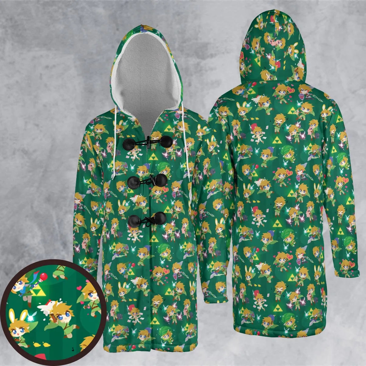 Hooded Cloak Coat - FMNZGZKC