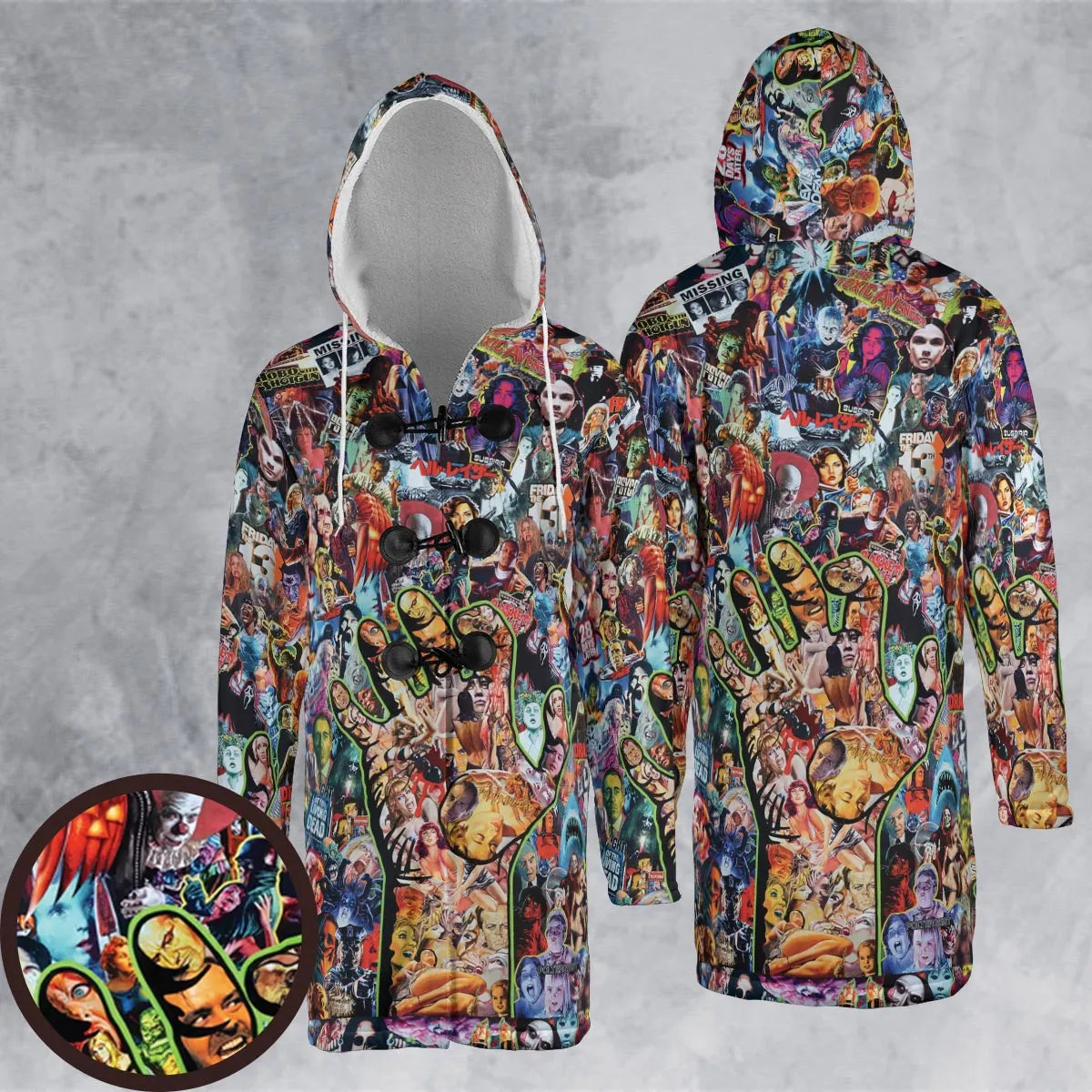 Hooded Cloak Coat - TZ65EZ9Z