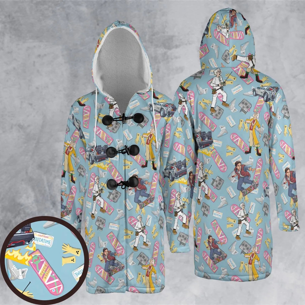 Hooded Cloak Coat - LVETLFHP
