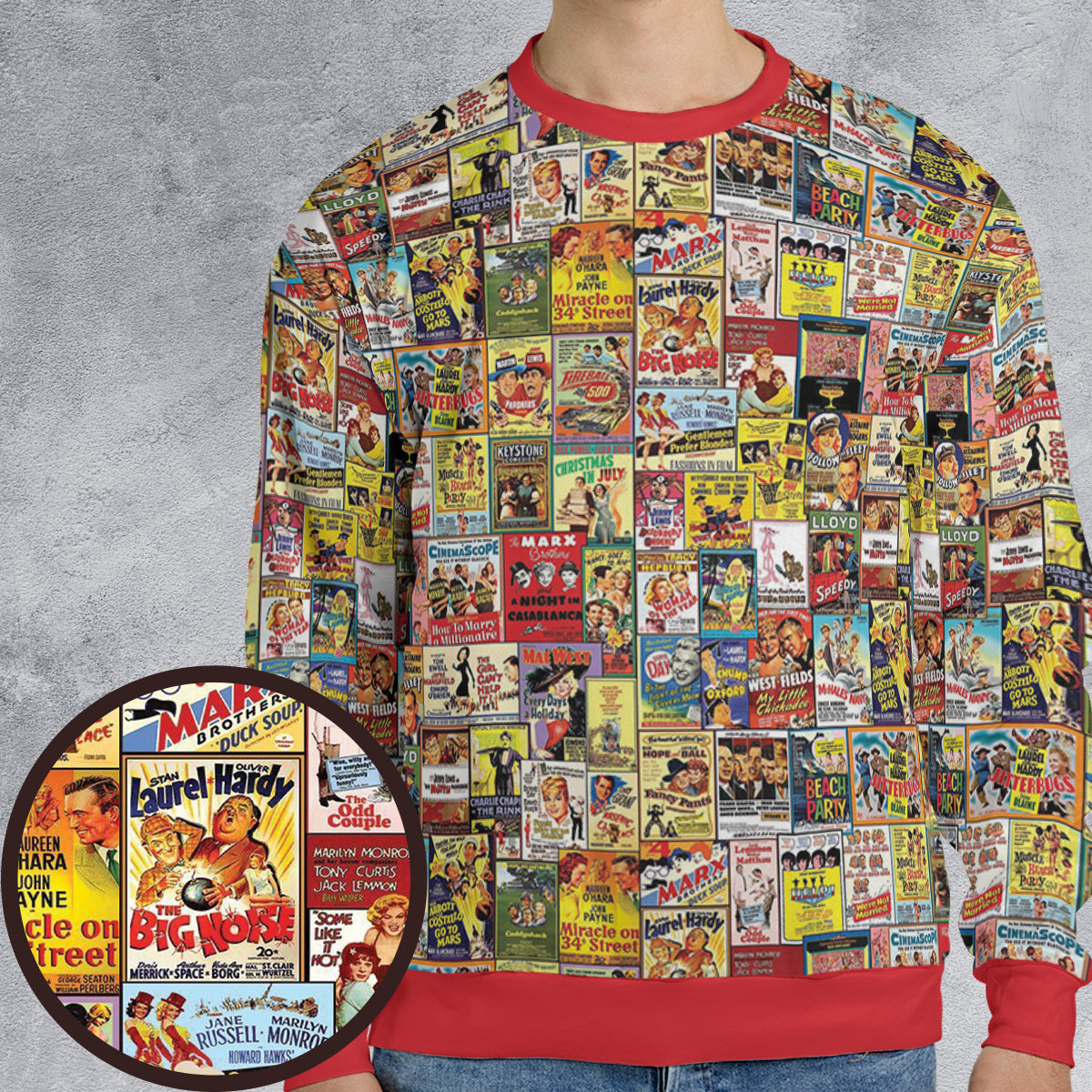 All-over Print Sweatshirt - 2SMK12G7