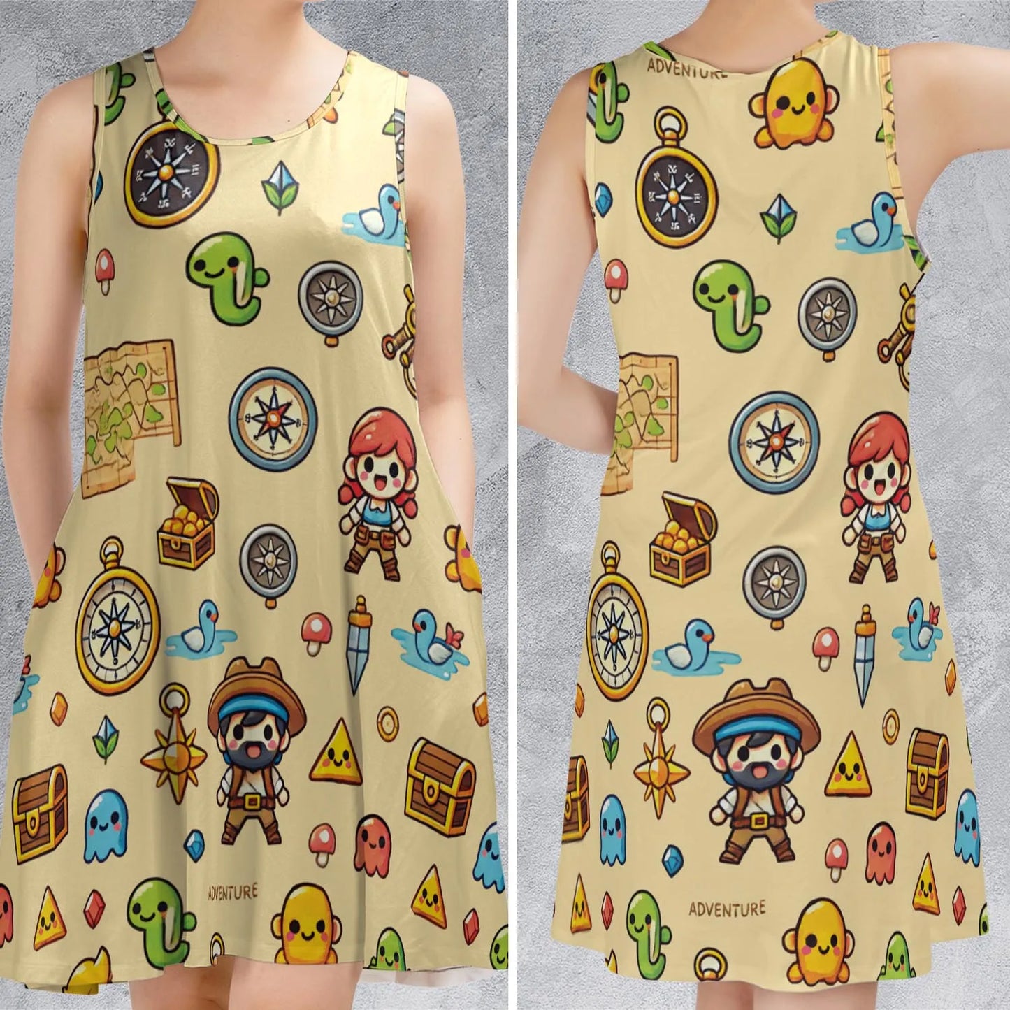 Sleeveless Dress - AF49BFAW