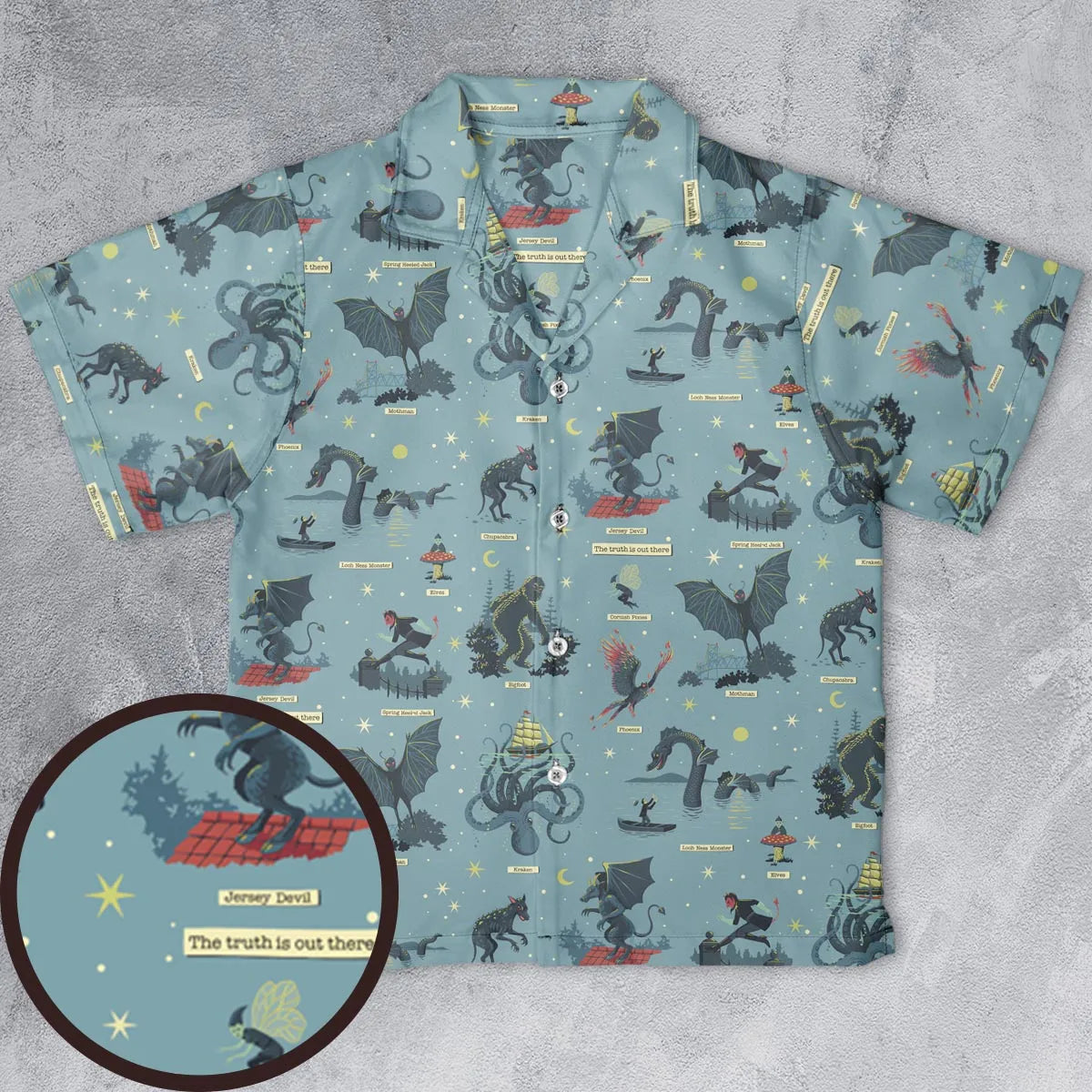 Youth Hawaiian Shirt - GLEQSQWR