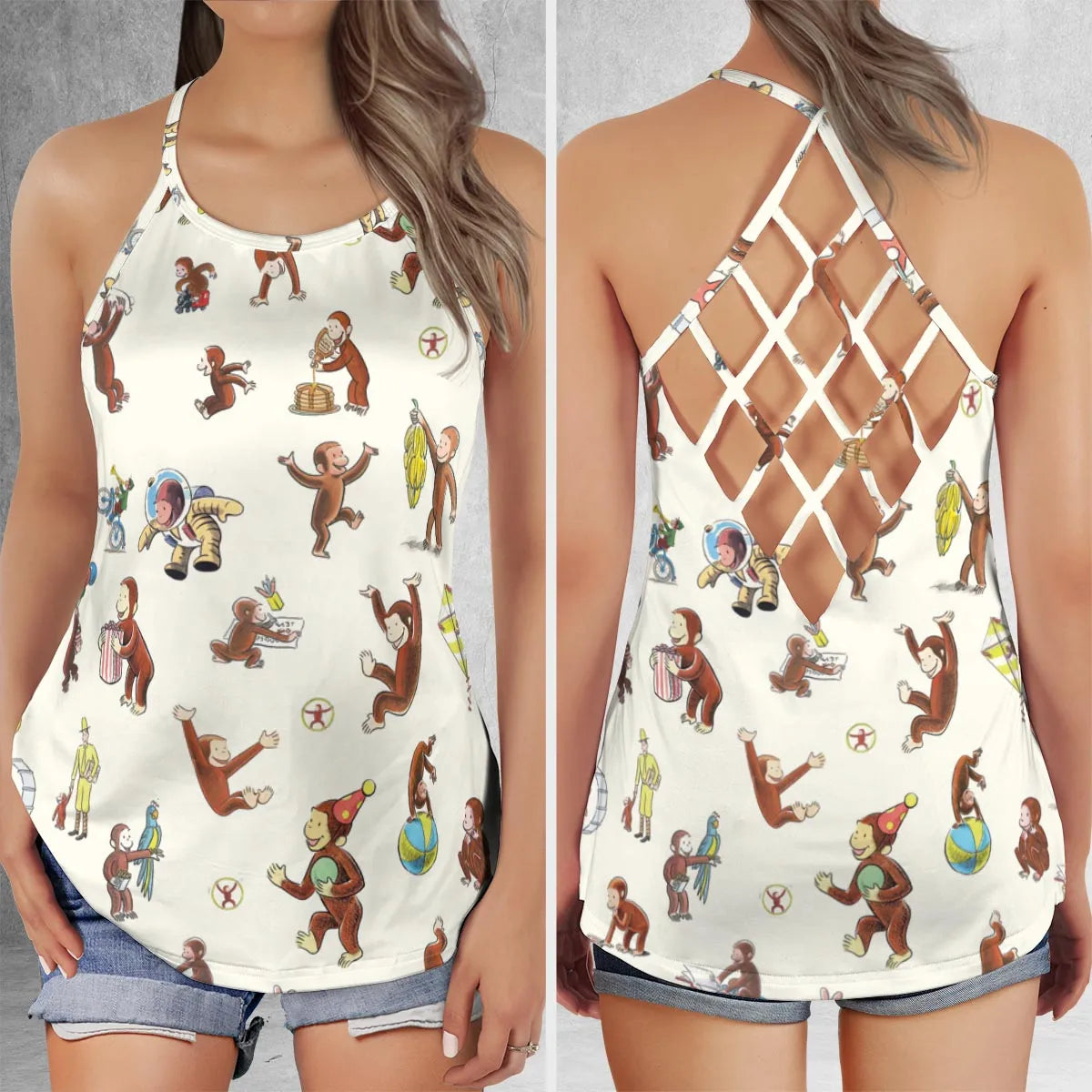 Criss Cross Tank Top - YDFF9MZU