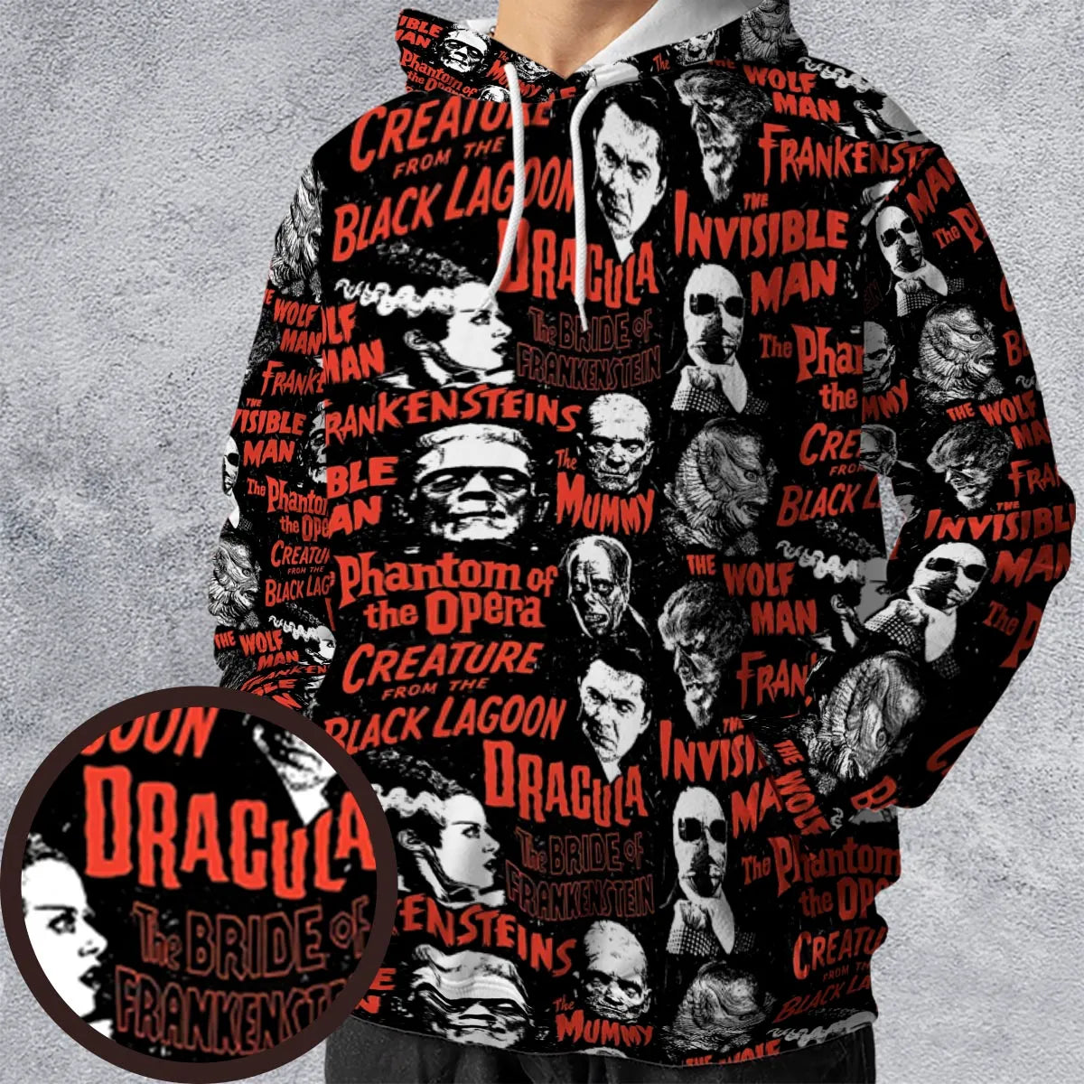 All-over Print Hoodie - HPGDJFHM