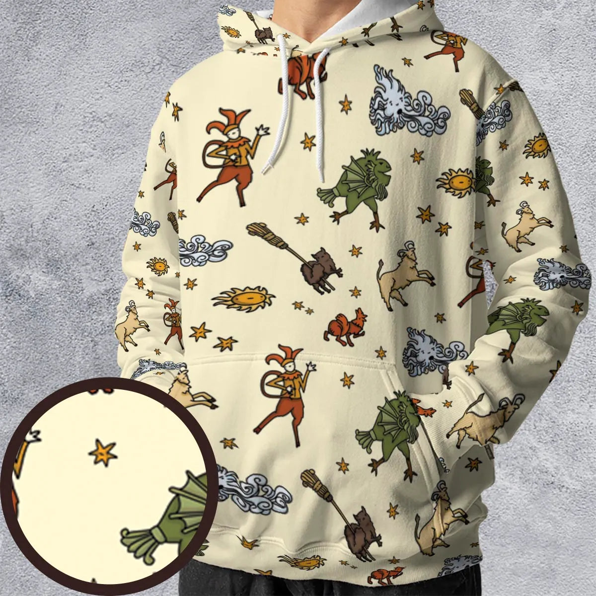 All-over Print Hoodie - NQR93PGU