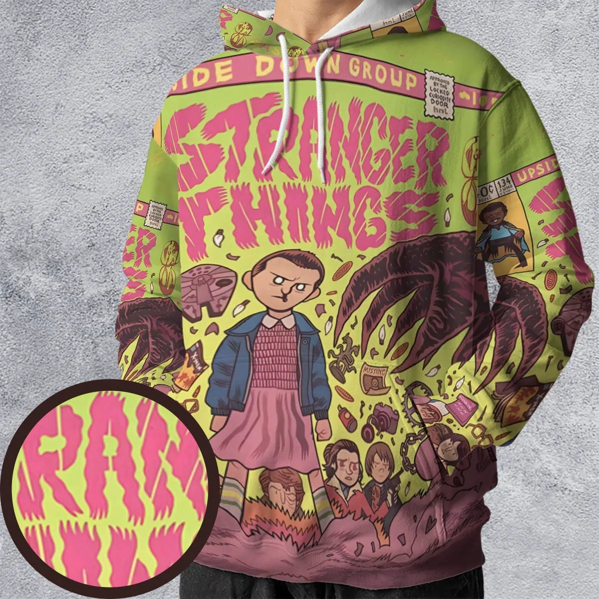 All-over Print Hoodie - 7ZVVE3H1