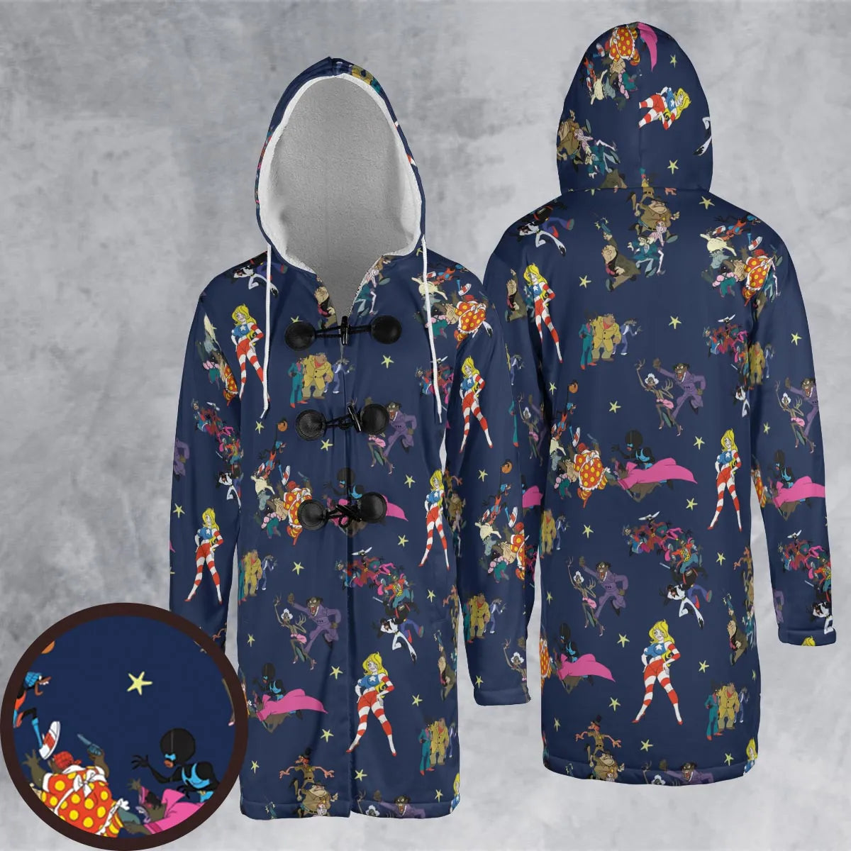 Hooded Cloak Coat - 2WMGQ35V