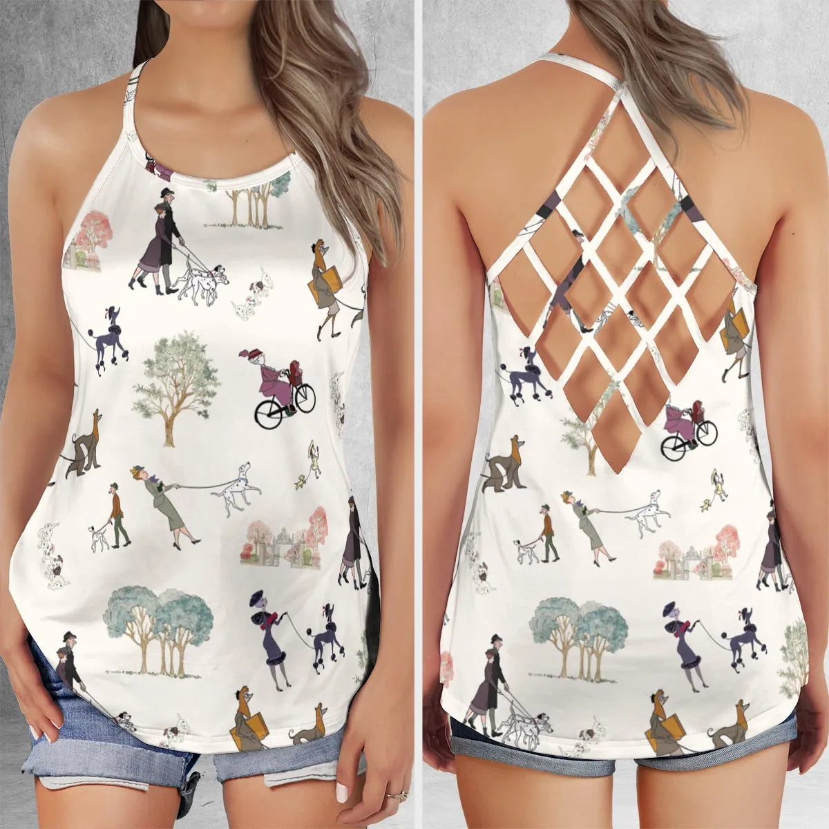 Criss Cross Tank Top - 17GC4XMG