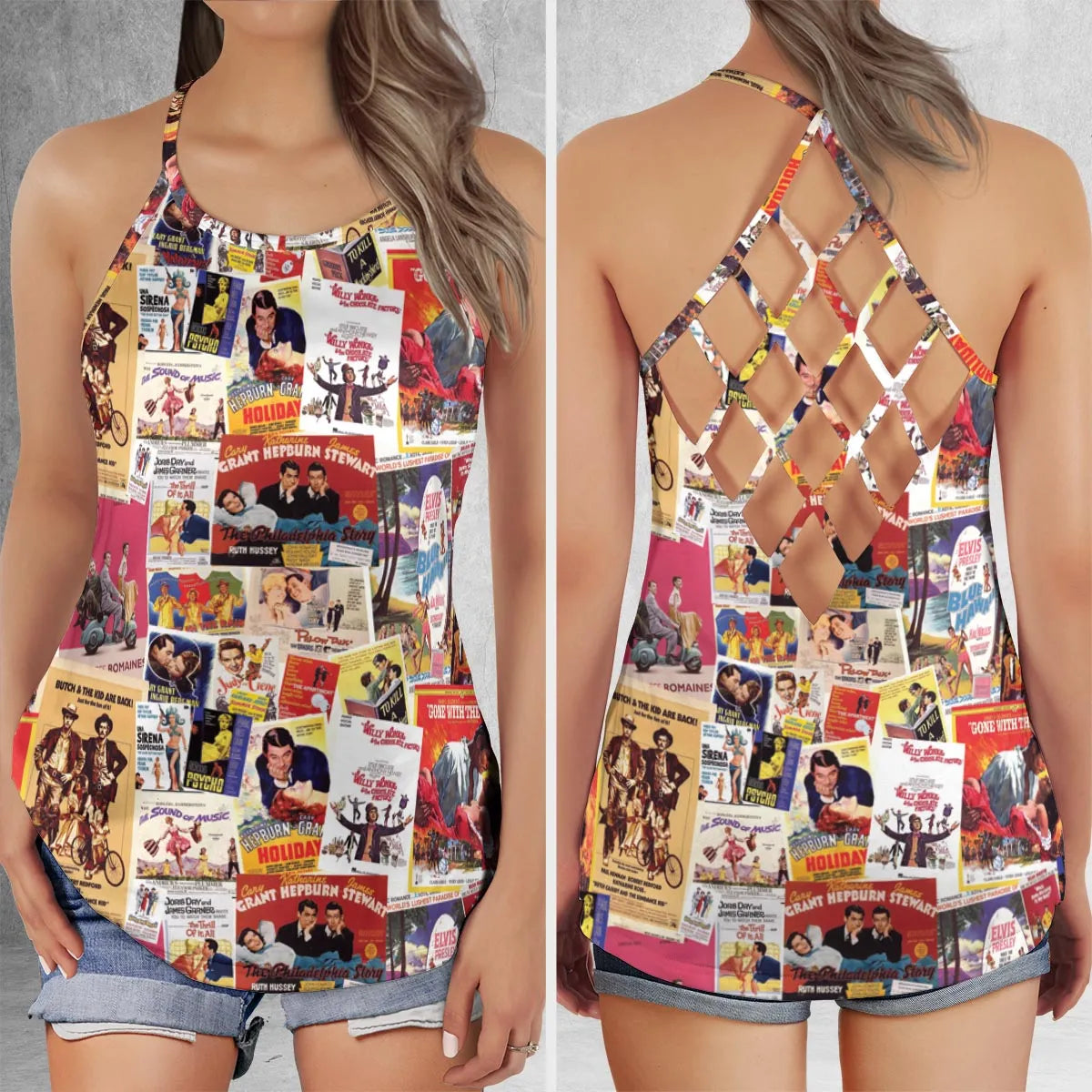 Criss Cross Tank Top - ZM9X6T2P