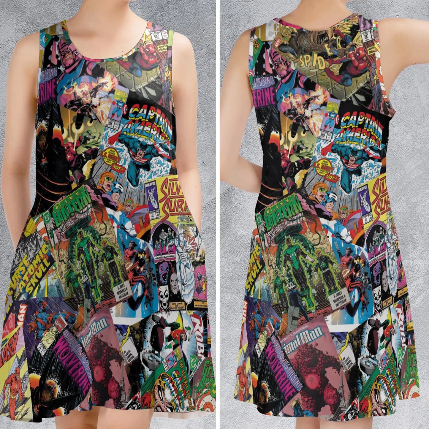 Sleeveless Dress - XYR8H9RY