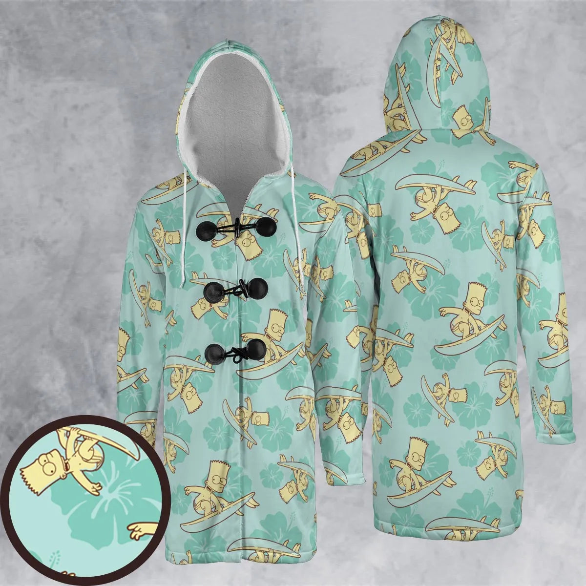 Hooded Cloak Coat - 8TGNE99R