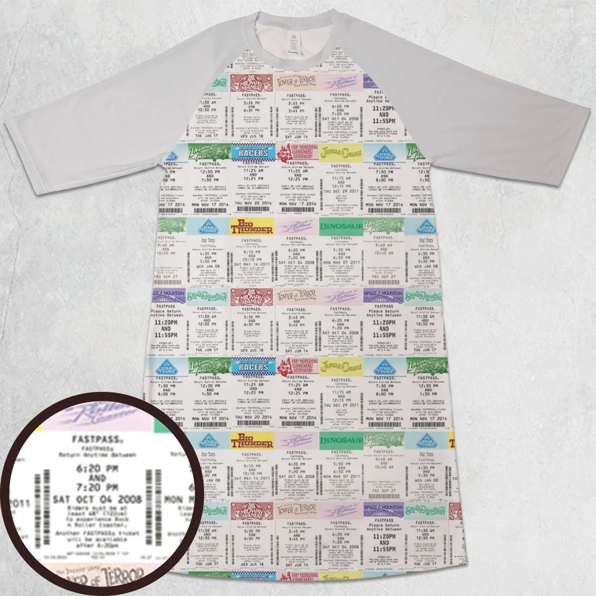 3/4 Sleeve Raglan Dress - HTT5GEZ1