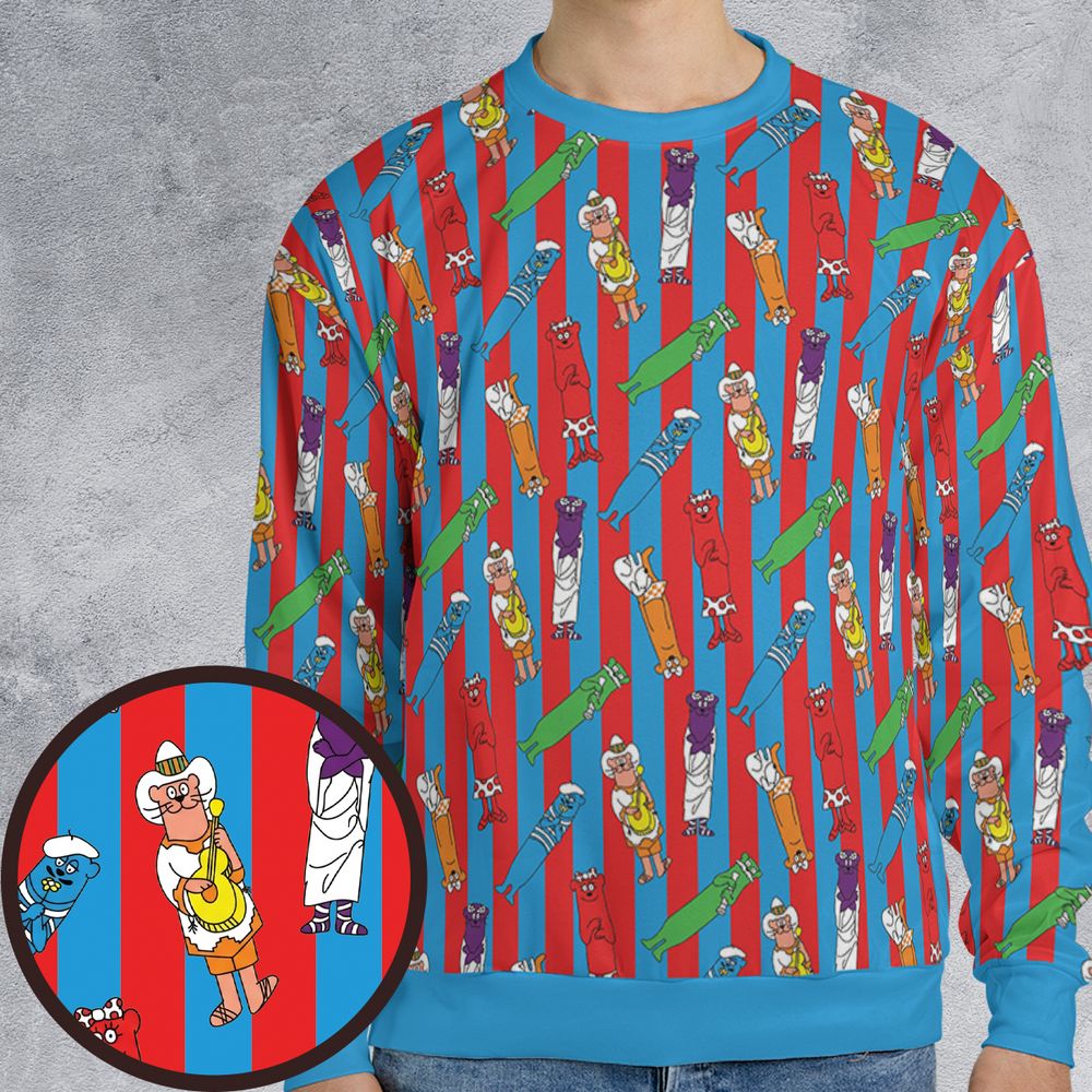 All-over Print Sweatshirt - 6WXZR5VZ -  - 1