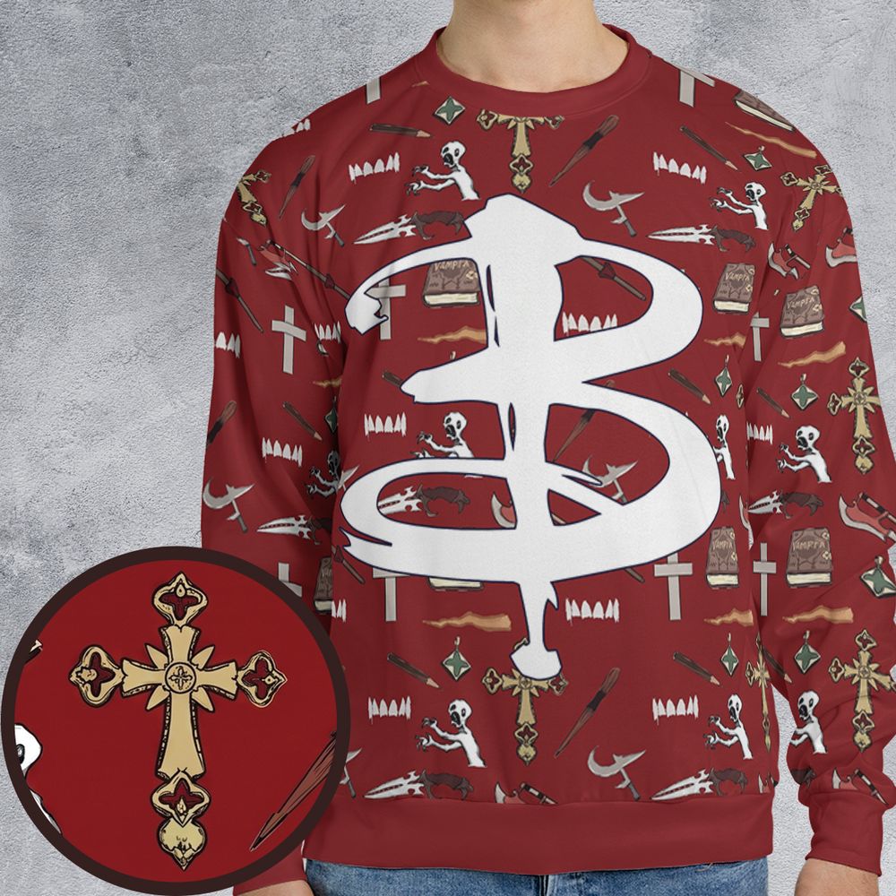 All-over Print Sweatshirt - ZE6ASJ6Q -  - 1