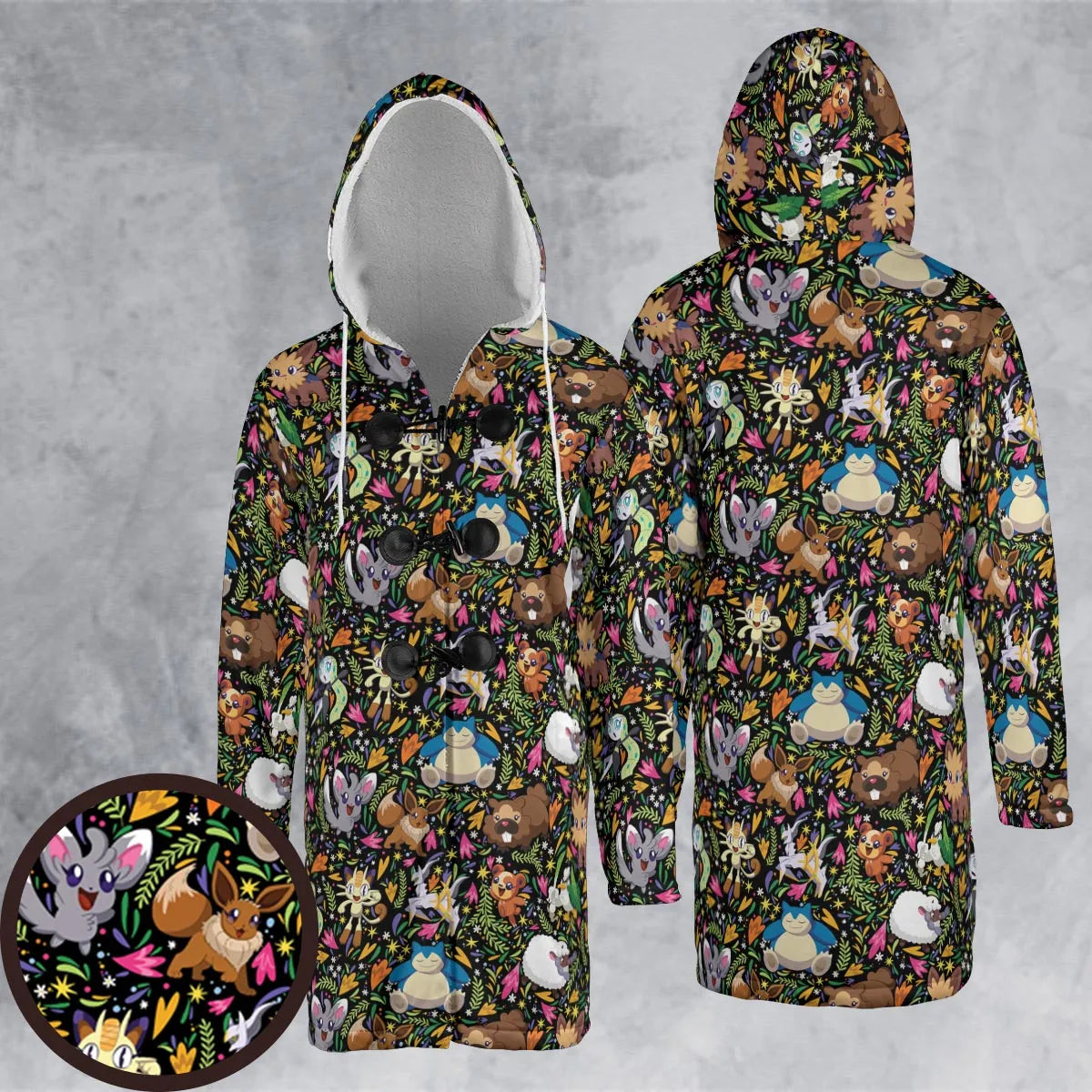 Hooded Cloak Coat - E11ABSQS