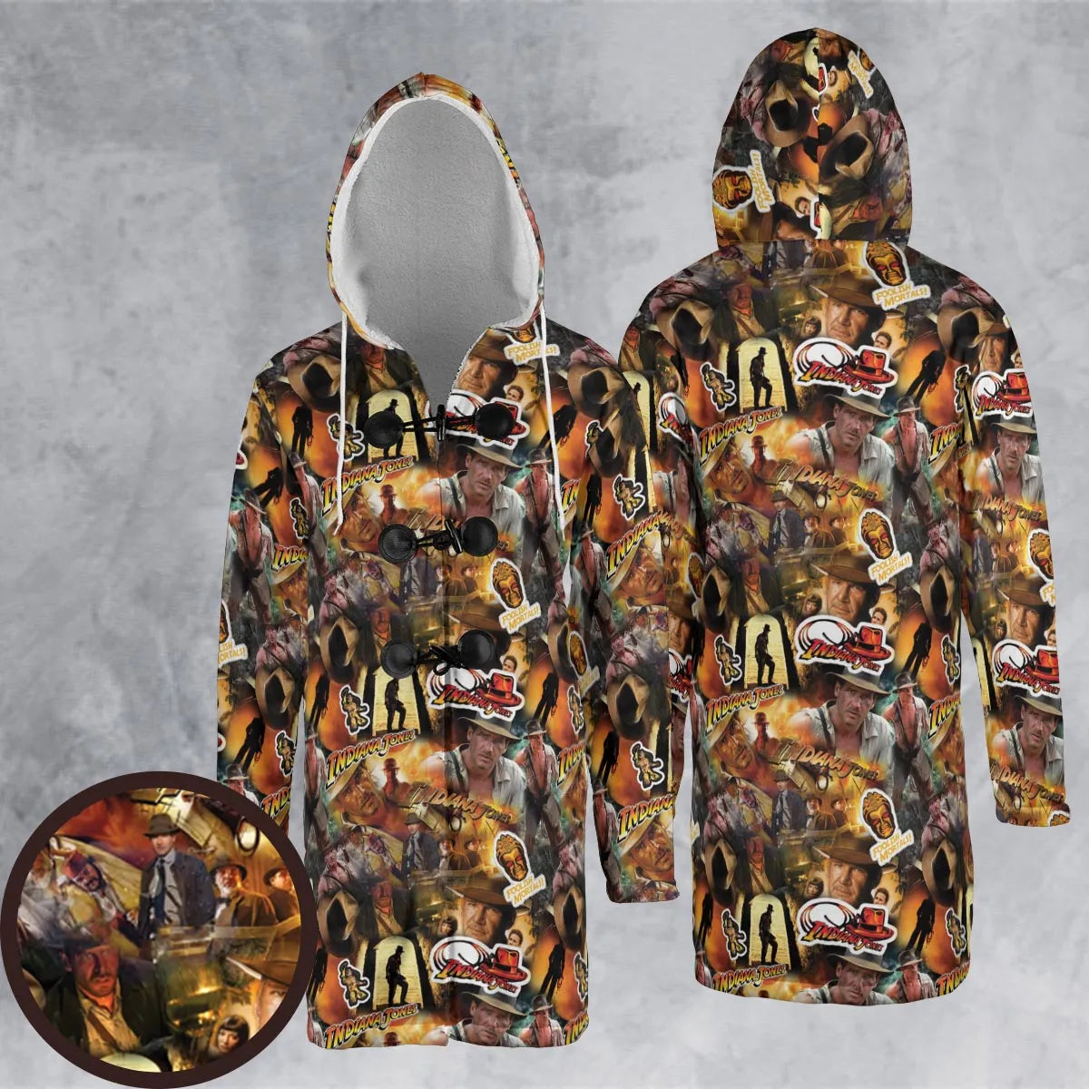 Hooded Cloak Coat - WEATD3DV
