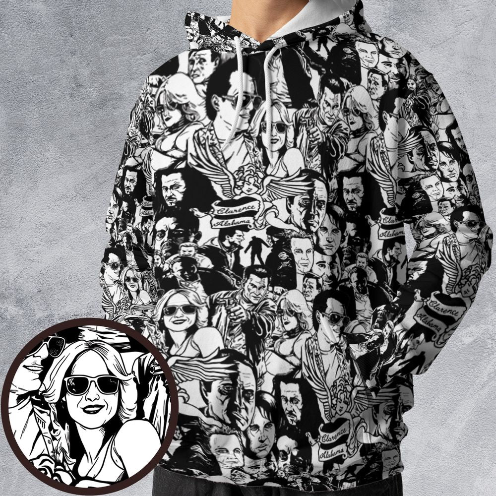 All-over Print Hoodie - WFHLG849 -  - 1