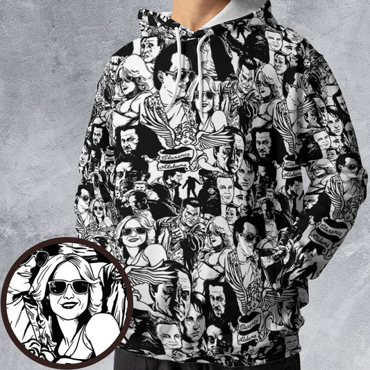 All-over Print Hoodie - WFHLG849 -  - 1