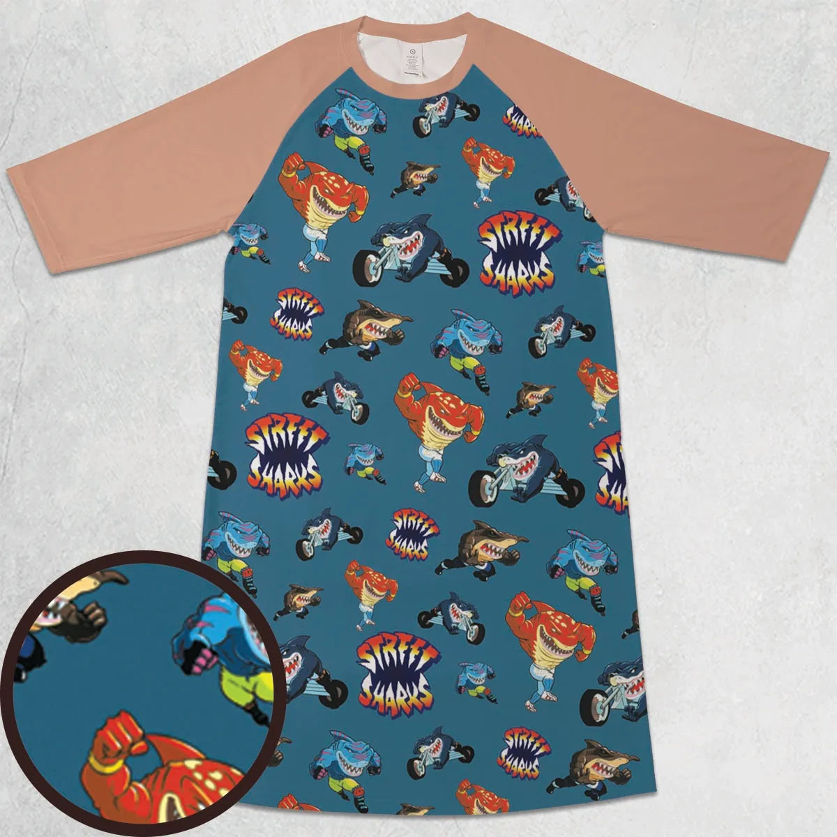 3/4 Sleeve Raglan Dress - 3AV4LSRV