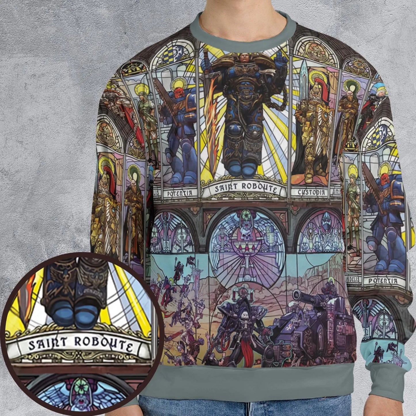 All-over Print Sweatshirt - 4M67TVYP