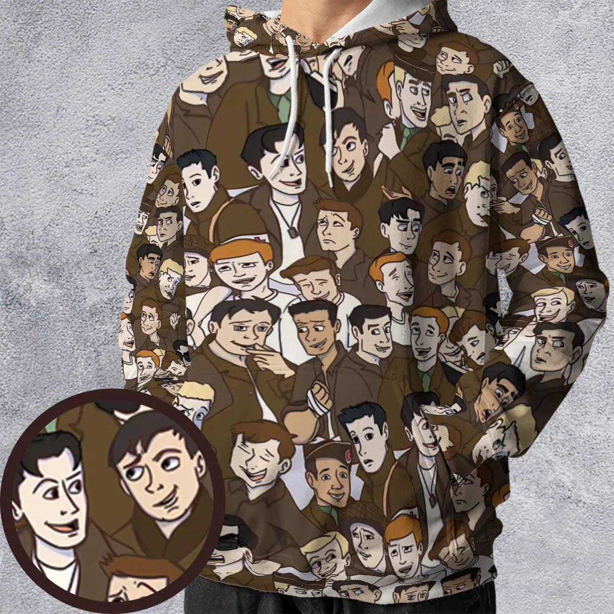 All-over Print Hoodie - XGQC35W1
