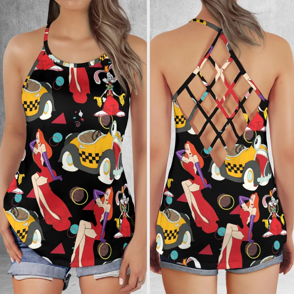 Criss Cross Tank Top - CVSY93ZD