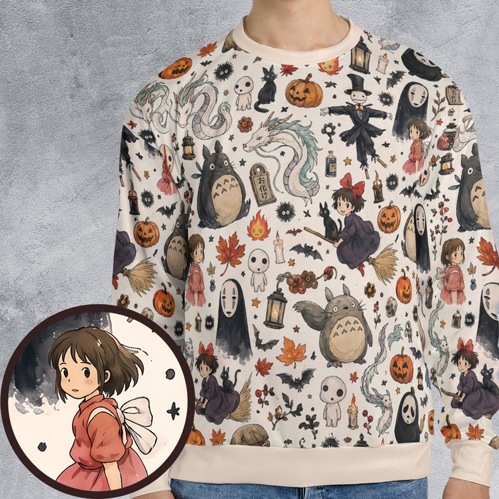 All-over Print Sweatshirt - 55XB1H68 -  - 1