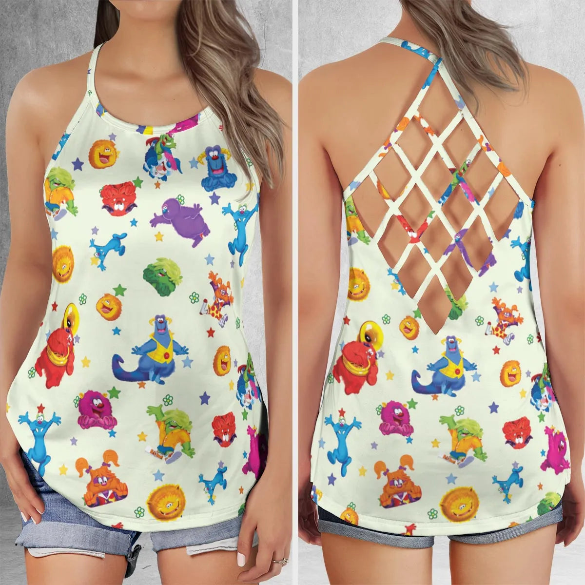 Criss Cross Tank Top - AK7J6T1P