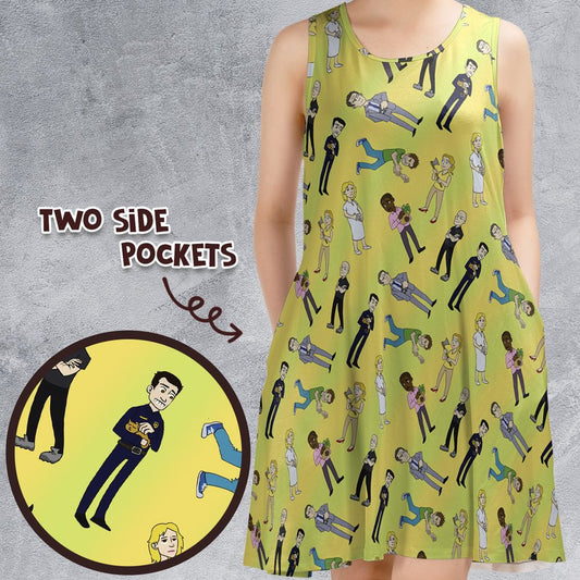Sleeveless Dress - G2DWRAY9 -  - 1