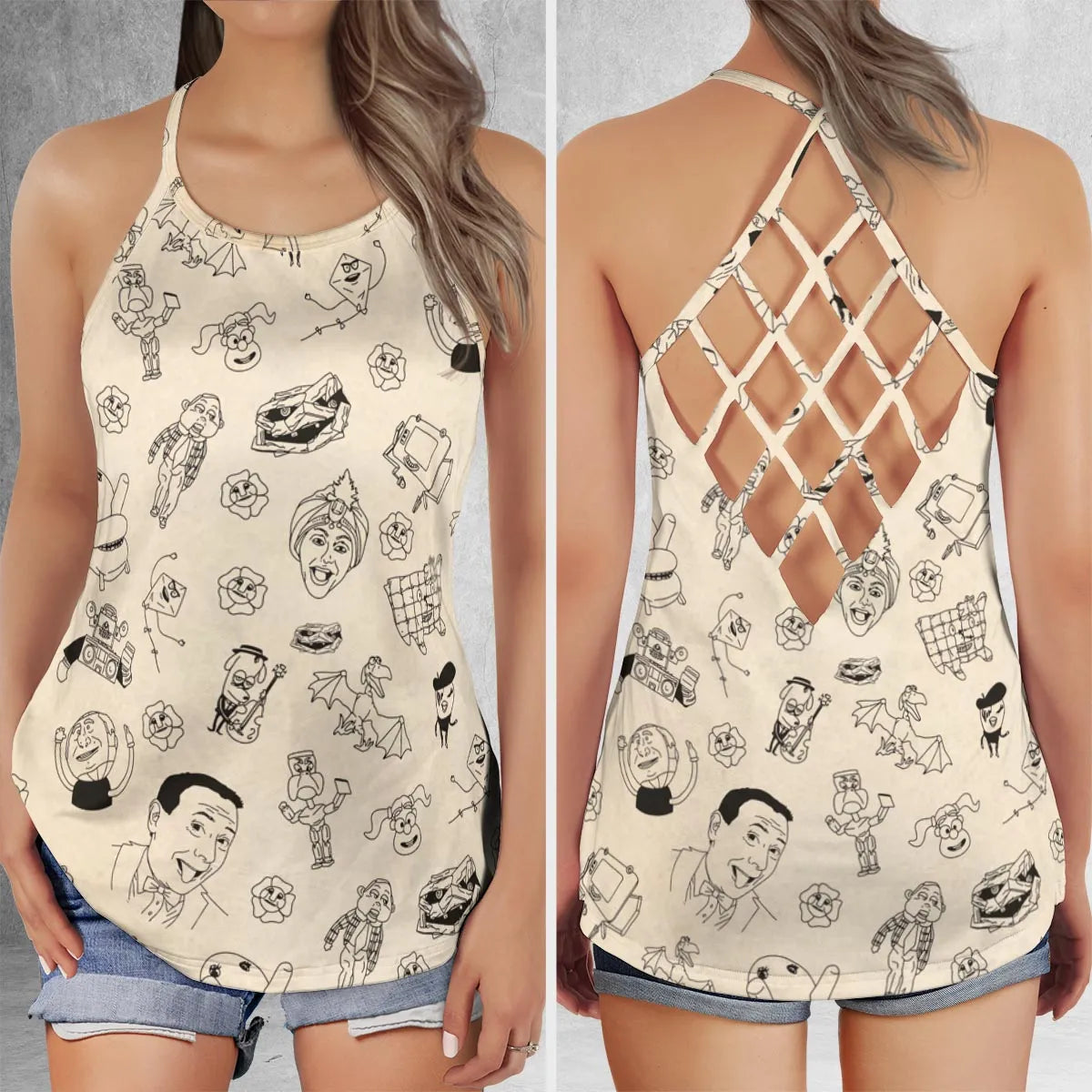 Criss Cross Tank Top - LC2KD5CK