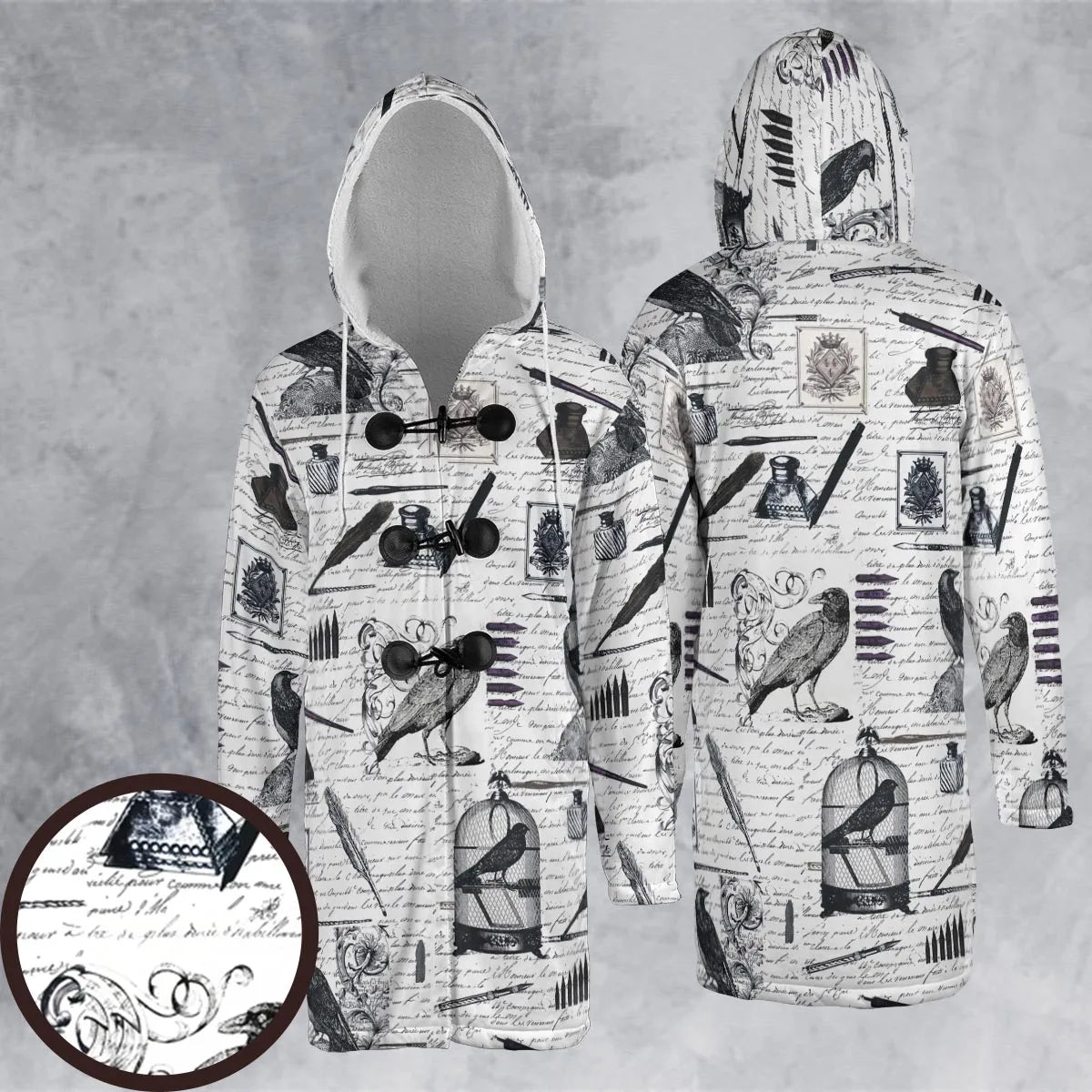 Hooded Cloak Coat - QLC6LE2V