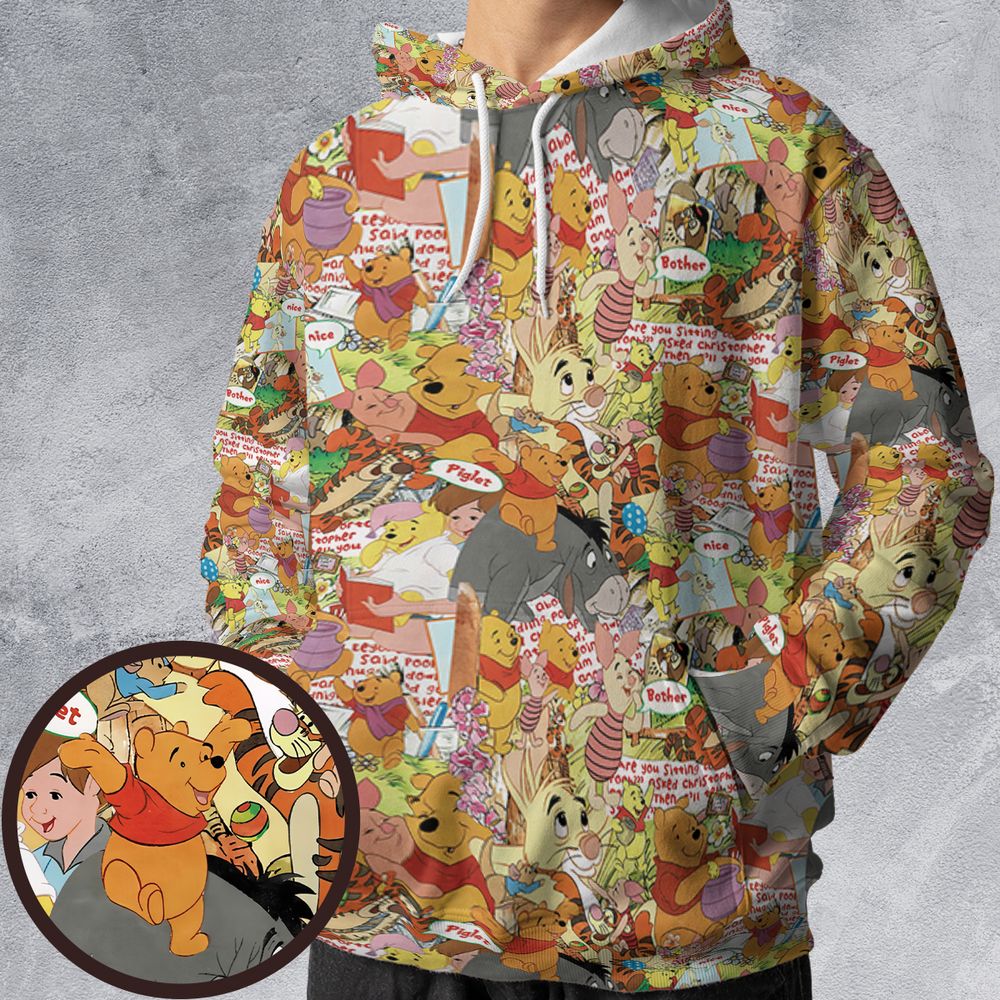 All-over Print Hoodie - 4A53LY57 -  - 1