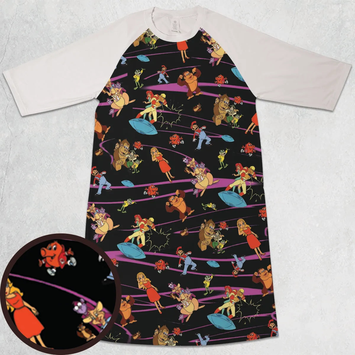 3/4 Sleeve Raglan Dress - B325TYS2