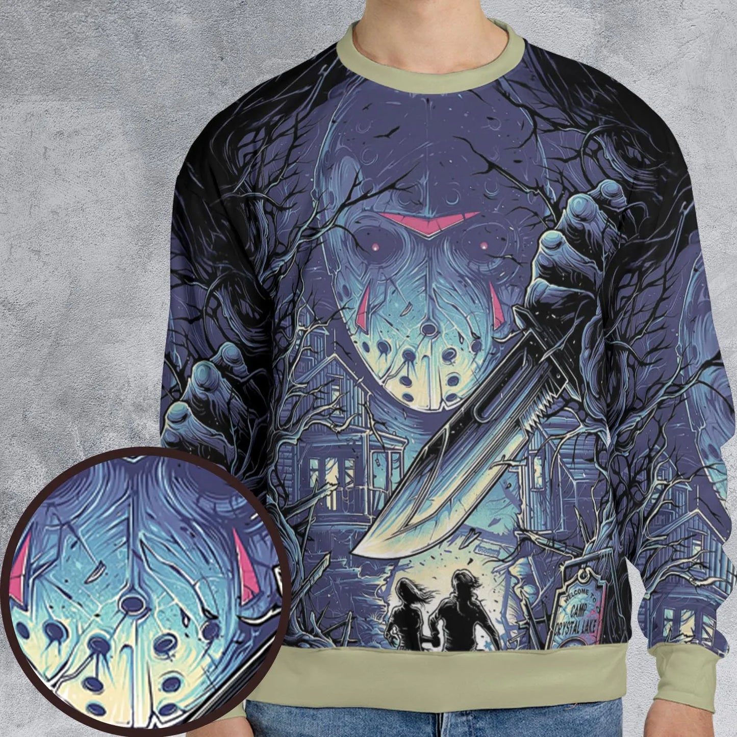 All-over Print Sweatshirt - GHXCUBLH