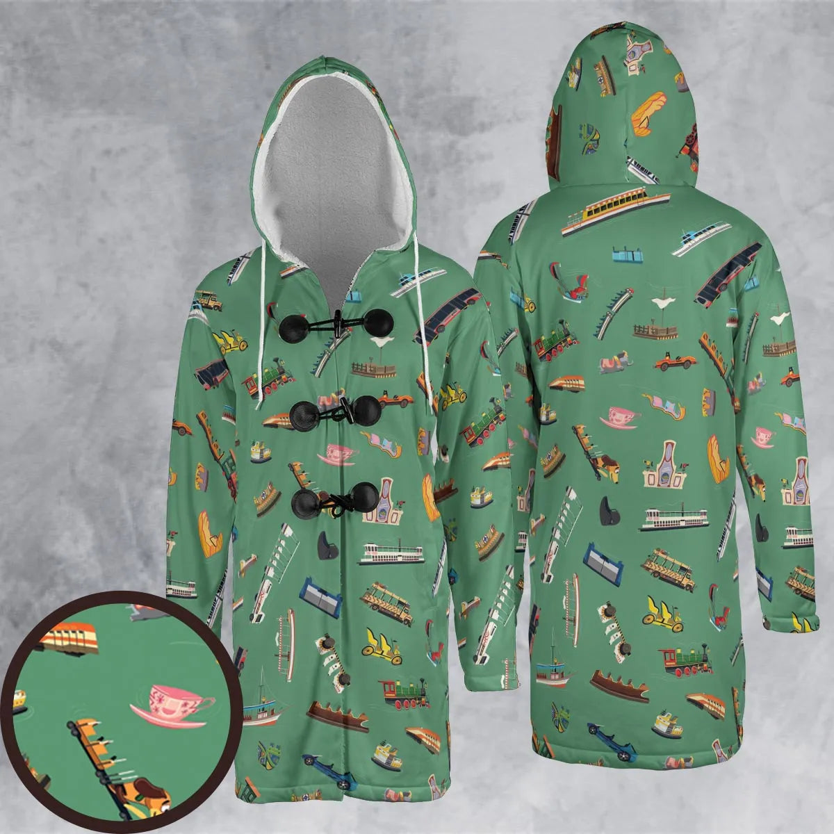 Hooded Cloak Coat - EV47ES6V