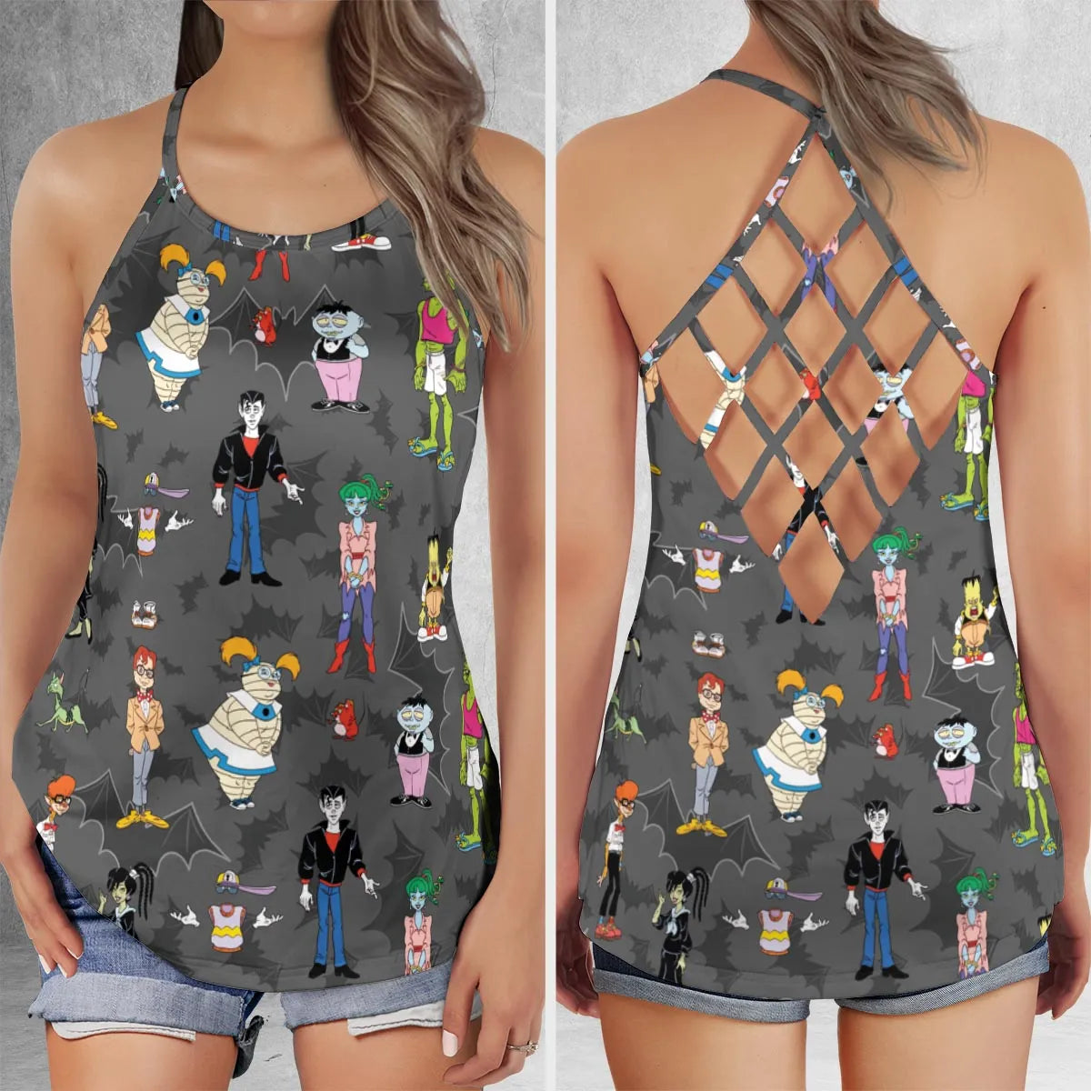 Criss Cross Tank Top - LW69Q11V