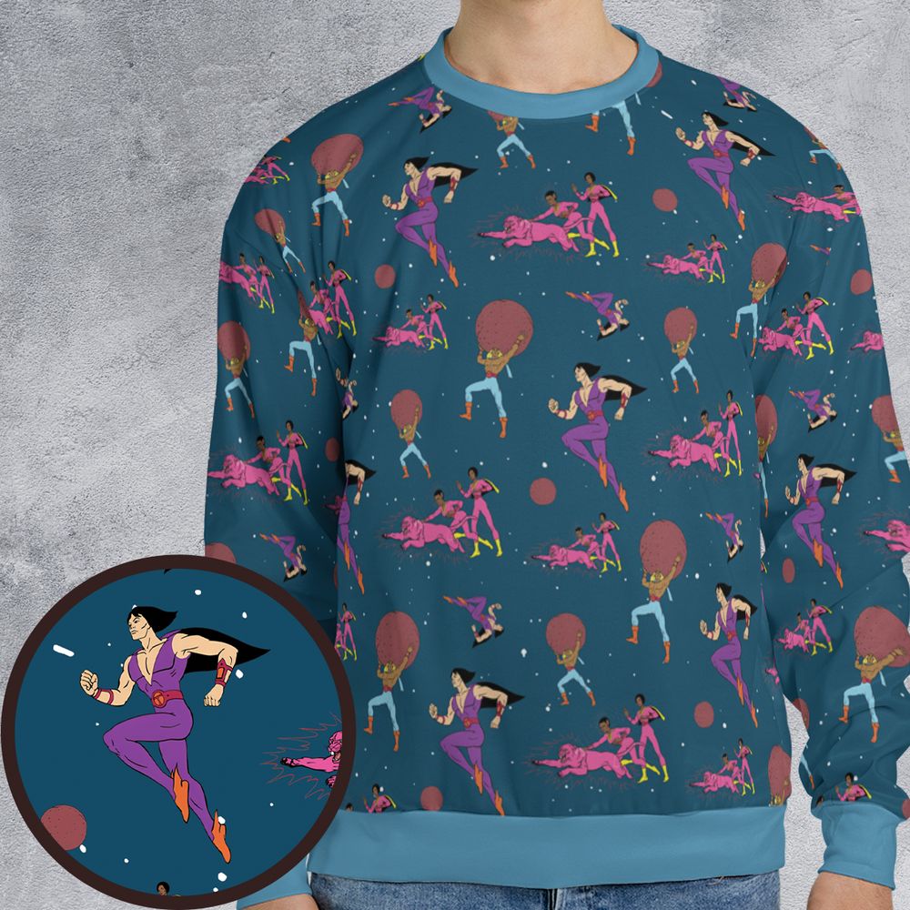 All-over Print Sweatshirt - QDPAX6YZ -  - 1