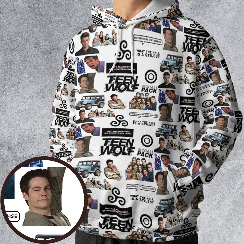 All-over Print Hoodie - X93GDMHC -  - 1