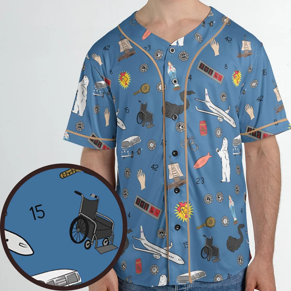 Unisex Baseball Jersey - QDUKSM5A