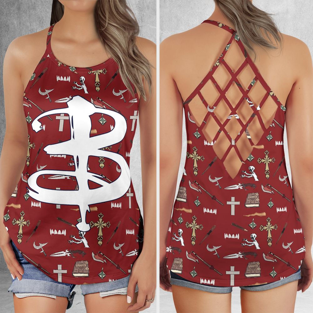 Criss Cross Tank Top - FJCP4GEN -  - 1