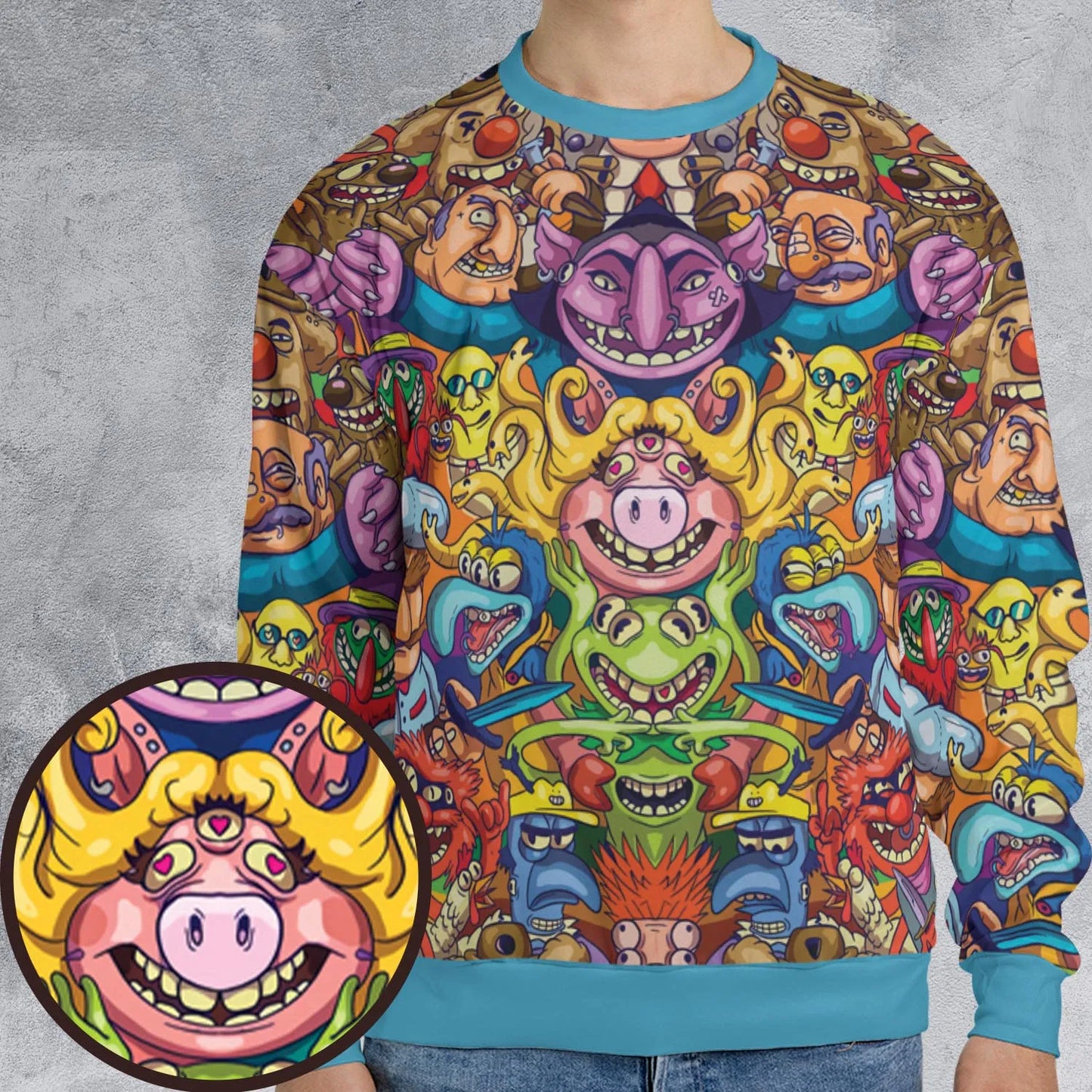 All-over Print Sweatshirt - 7SMGCM3G