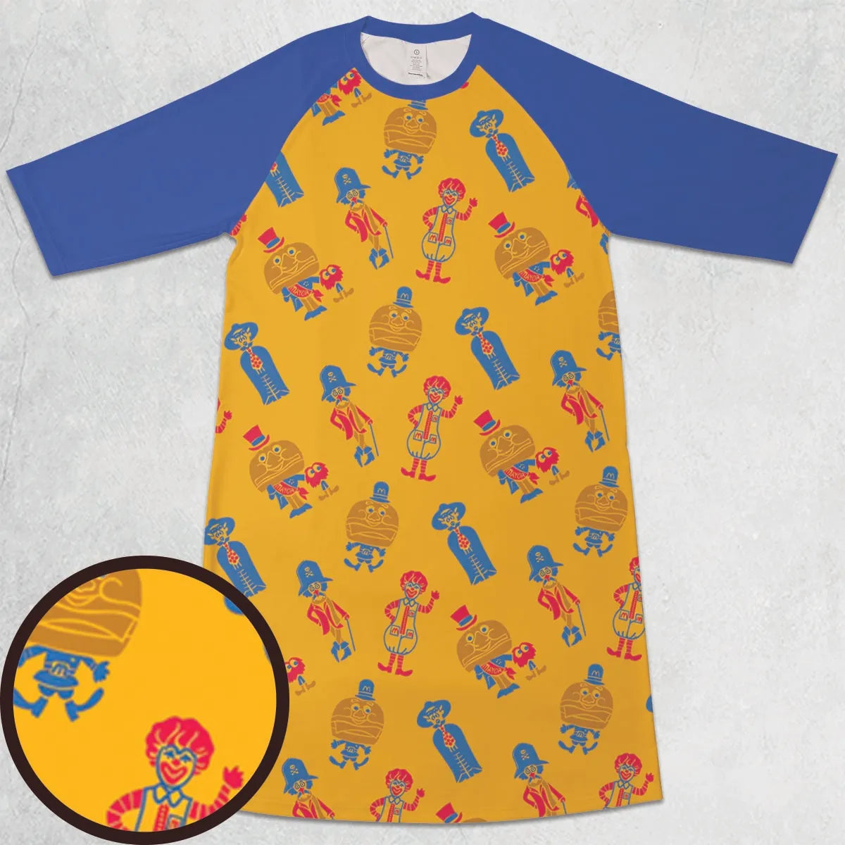 3/4 Sleeve Raglan Dress - 9PUTX9CE