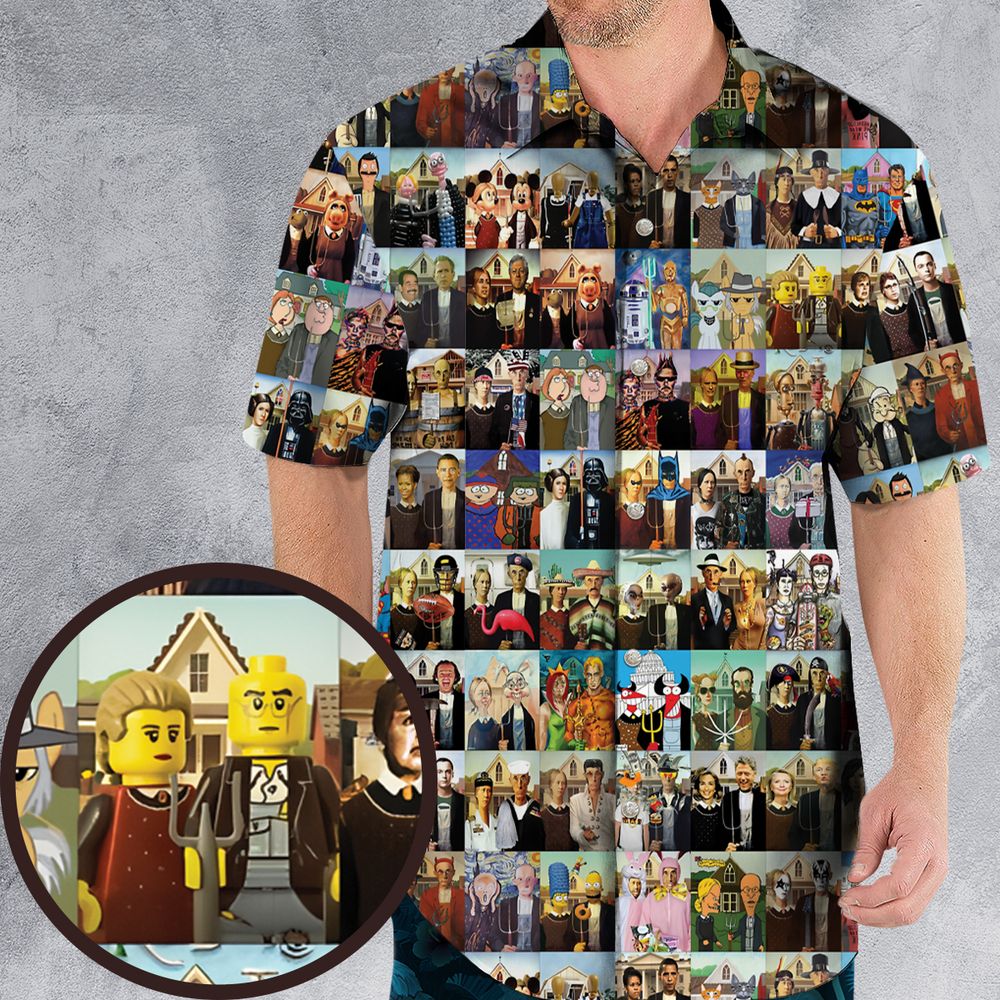 Hawaiian Shirt - NTLN244R -  - 1