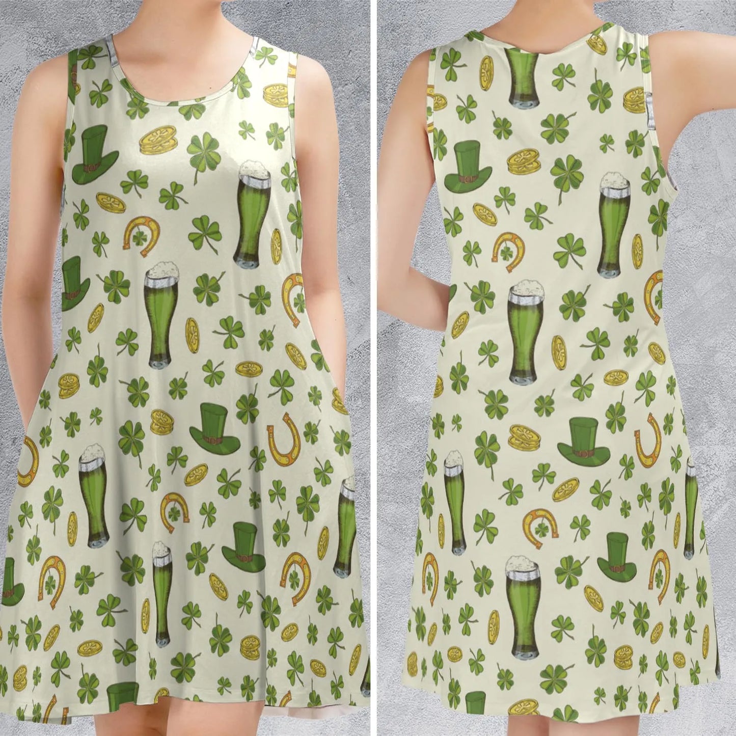 Sleeveless Dress - WMPFBNKC