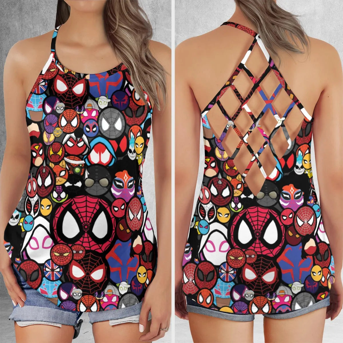 Criss Cross Tank Top - S3S1HKN1
