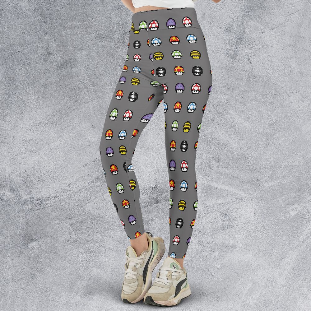 Retro Pixels Mushroom Pattern -  - 1