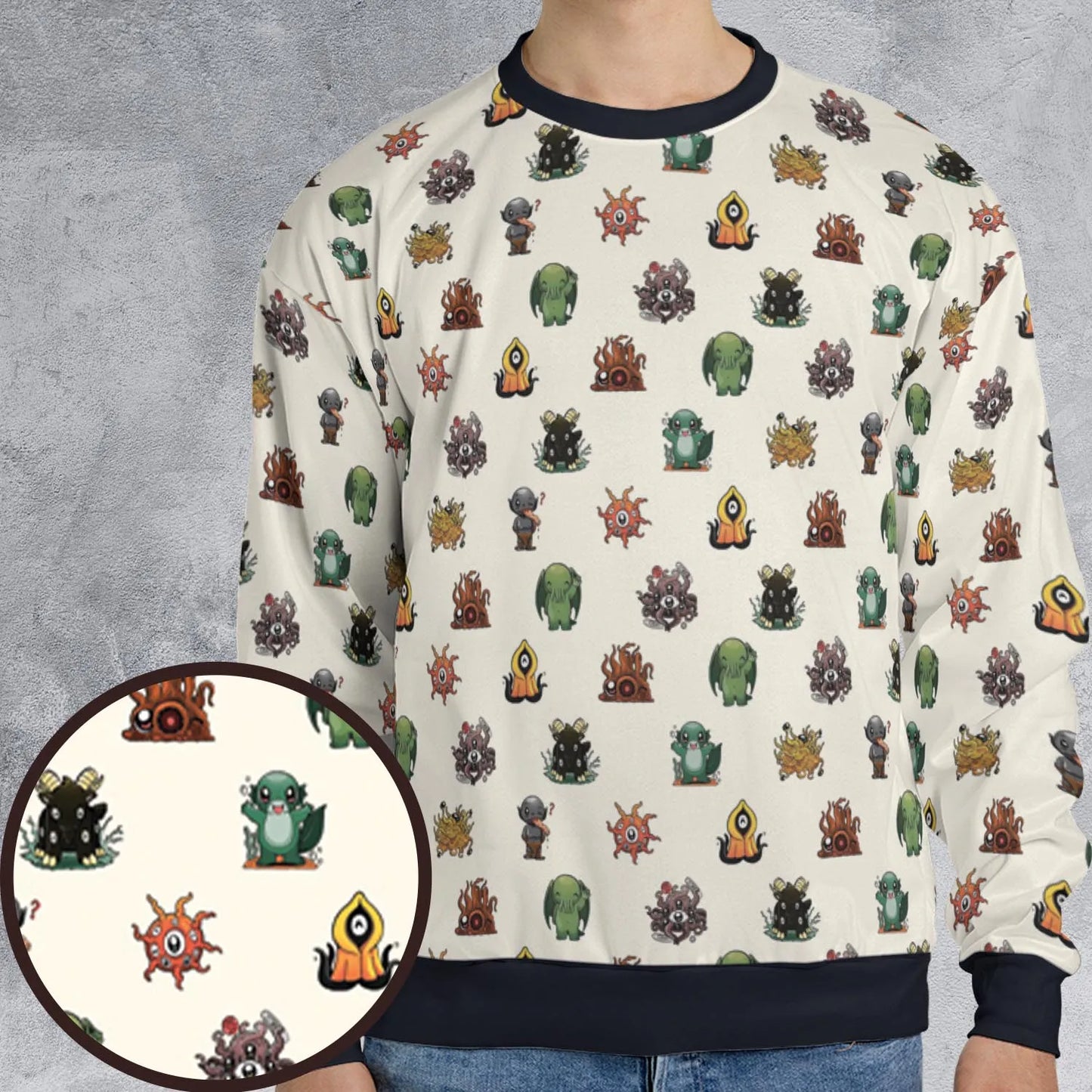 All-over Print Sweatshirt - LYM9WCNR