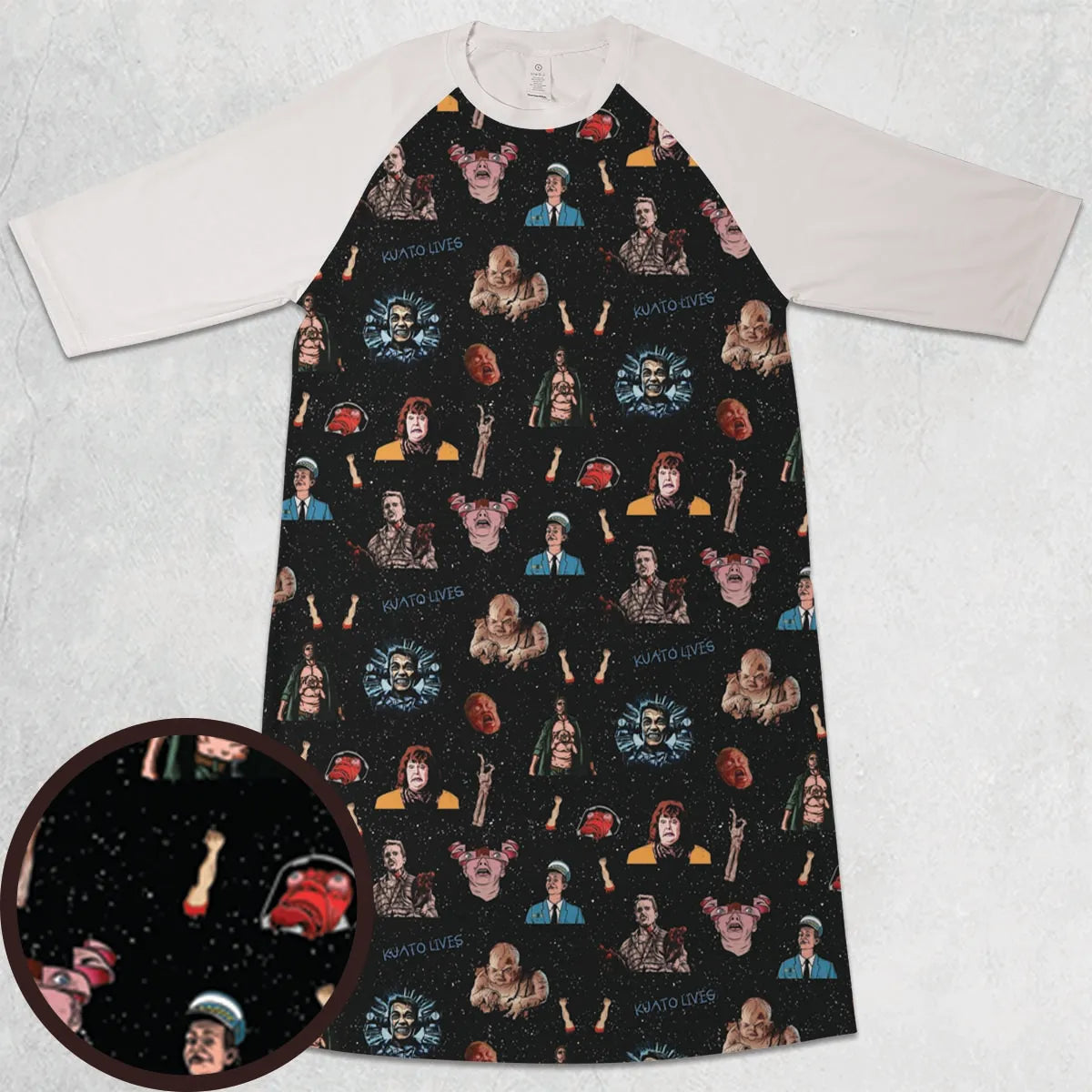 3/4 Sleeve Raglan Dress - 97D41C6R
